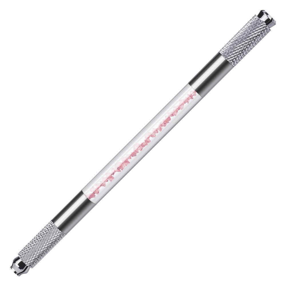 Bolígrafo manual de doble punta de cristal de estilo coreano (100PCS/BOLSA)