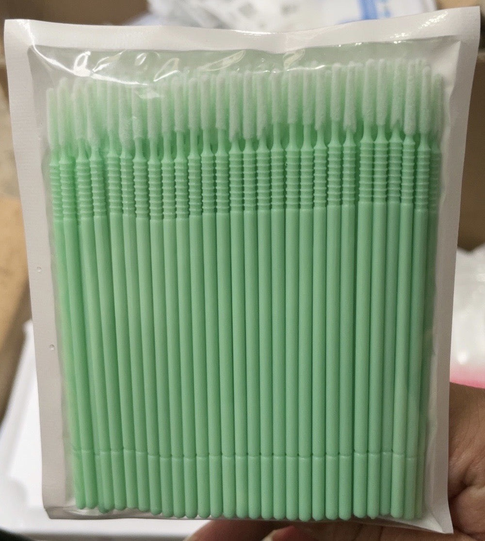 Premium Disposable Eyelash & Microblading Cleaning Swabs - 10 Packs