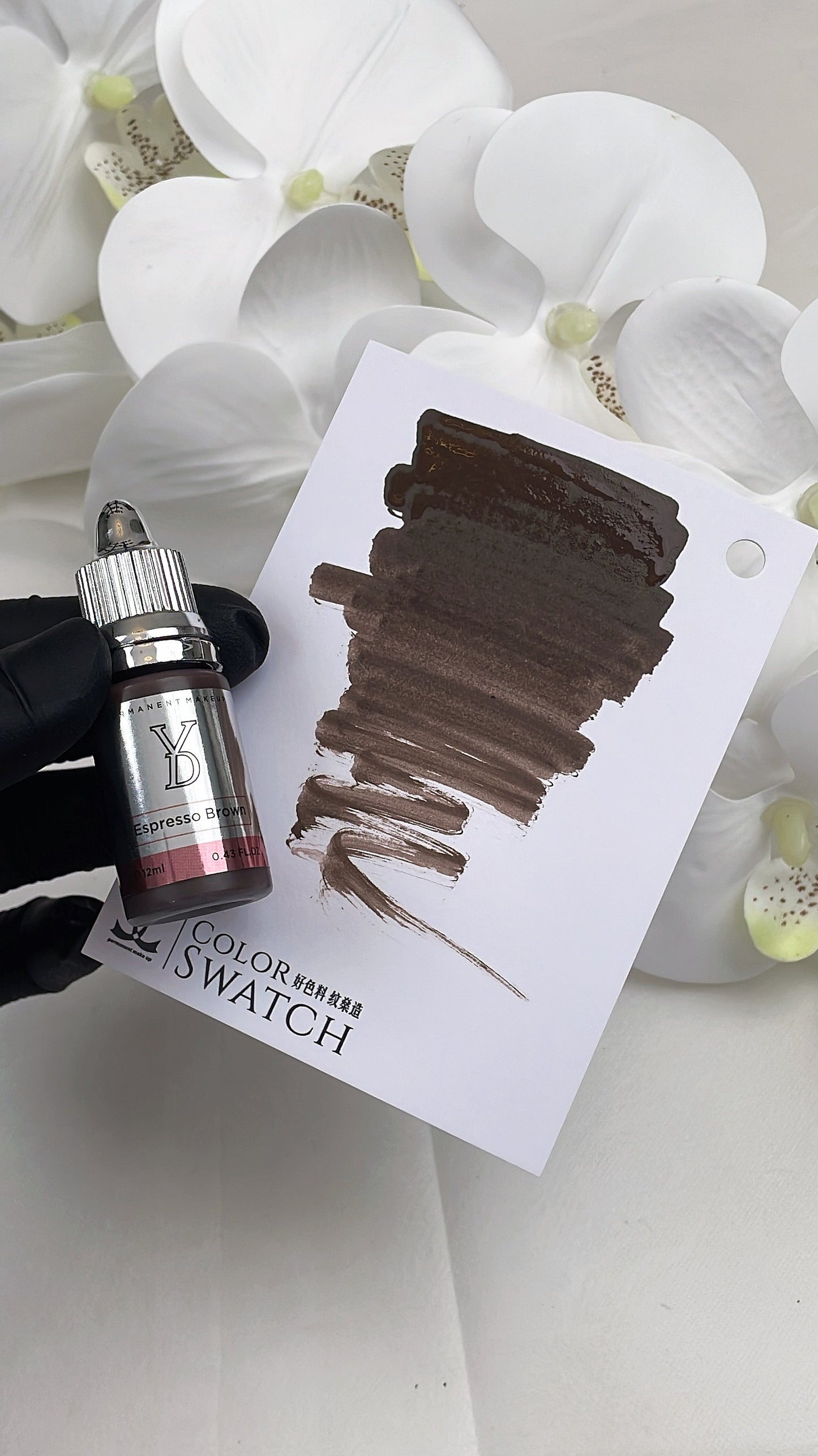 Espresso Brown – Powder Hybrid Liquid PMU Pigment