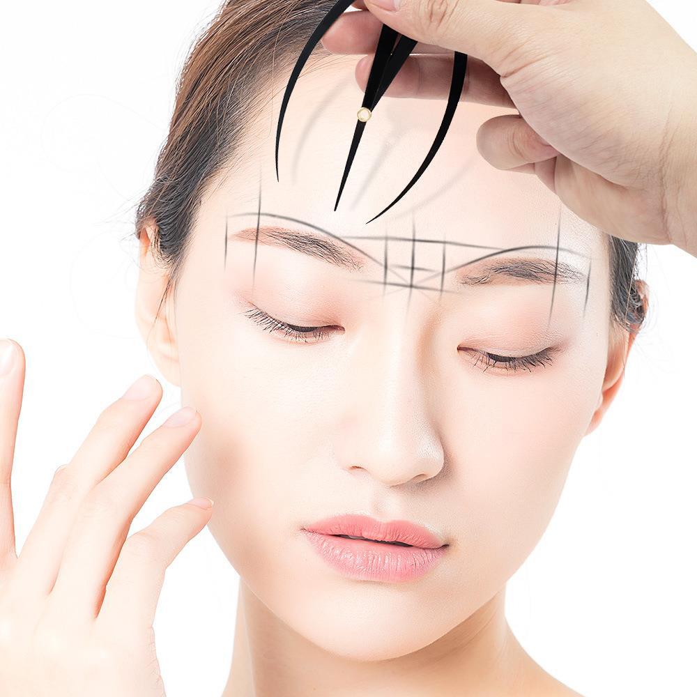 Regla para medir cejas con proporción áurea