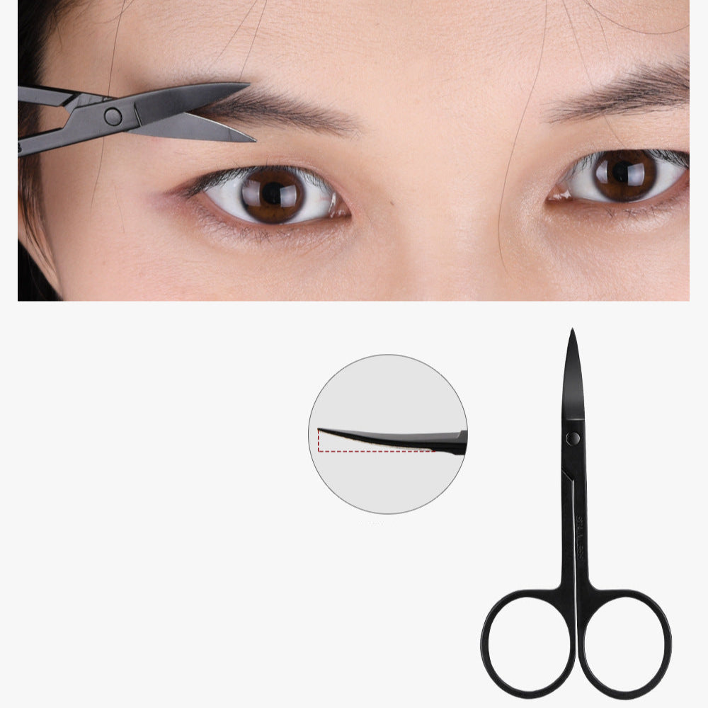 Professional Eyebrow Grooming Kit – Precision Tools for Flawless Brows - Tweezer/Scissor/Blade//Brush/Comb
