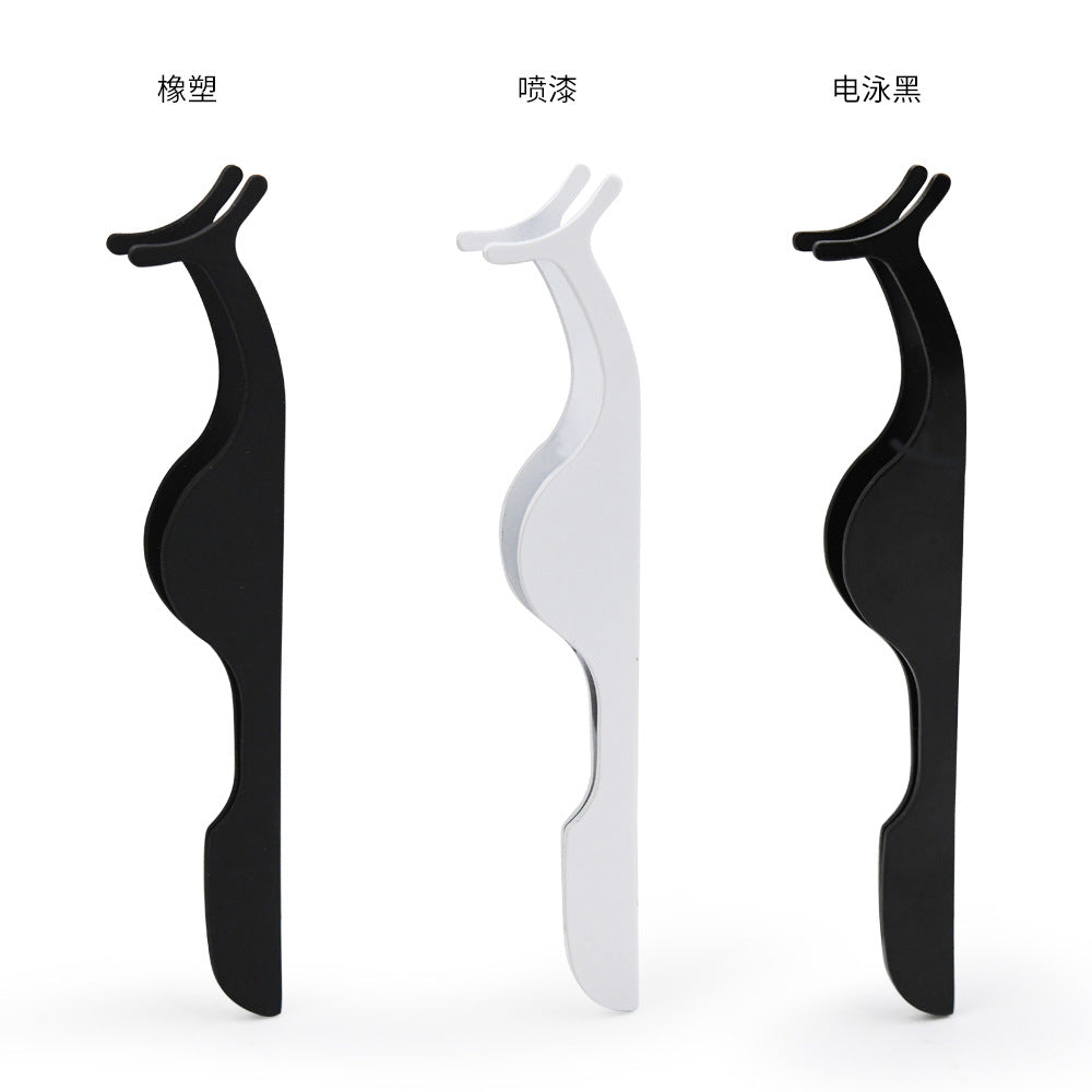 Premium Stainless Steel False Eyelash Applicator Tweezers – Effortless Lash Placement Tool