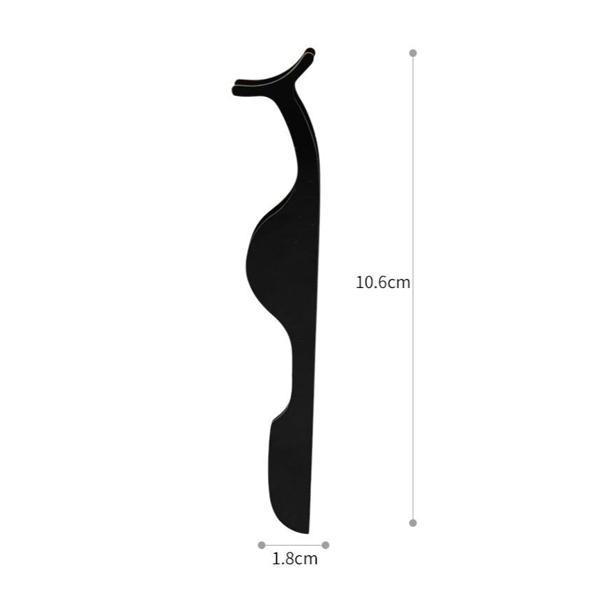 Premium Stainless Steel False Eyelash Applicator Tweezers – Effortless Lash Placement Tool