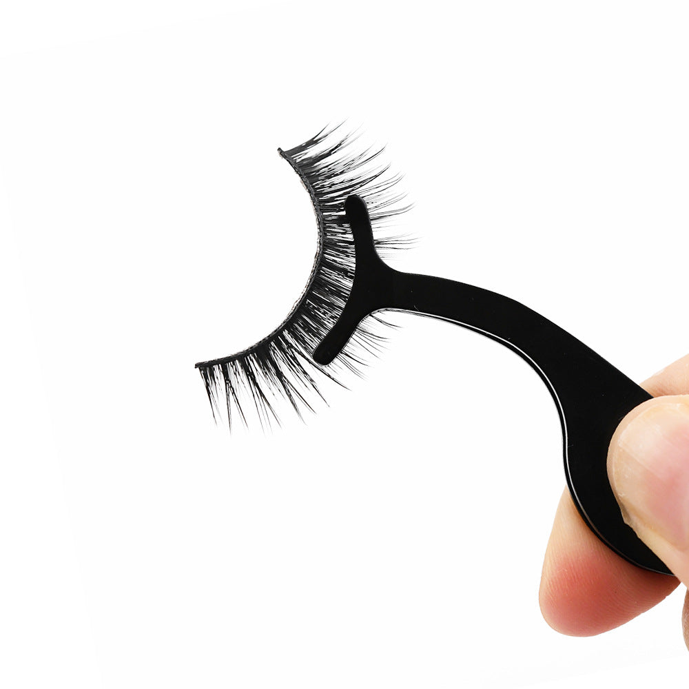 Premium Stainless Steel False Eyelash Applicator Tweezers – Effortless Lash Placement Tool