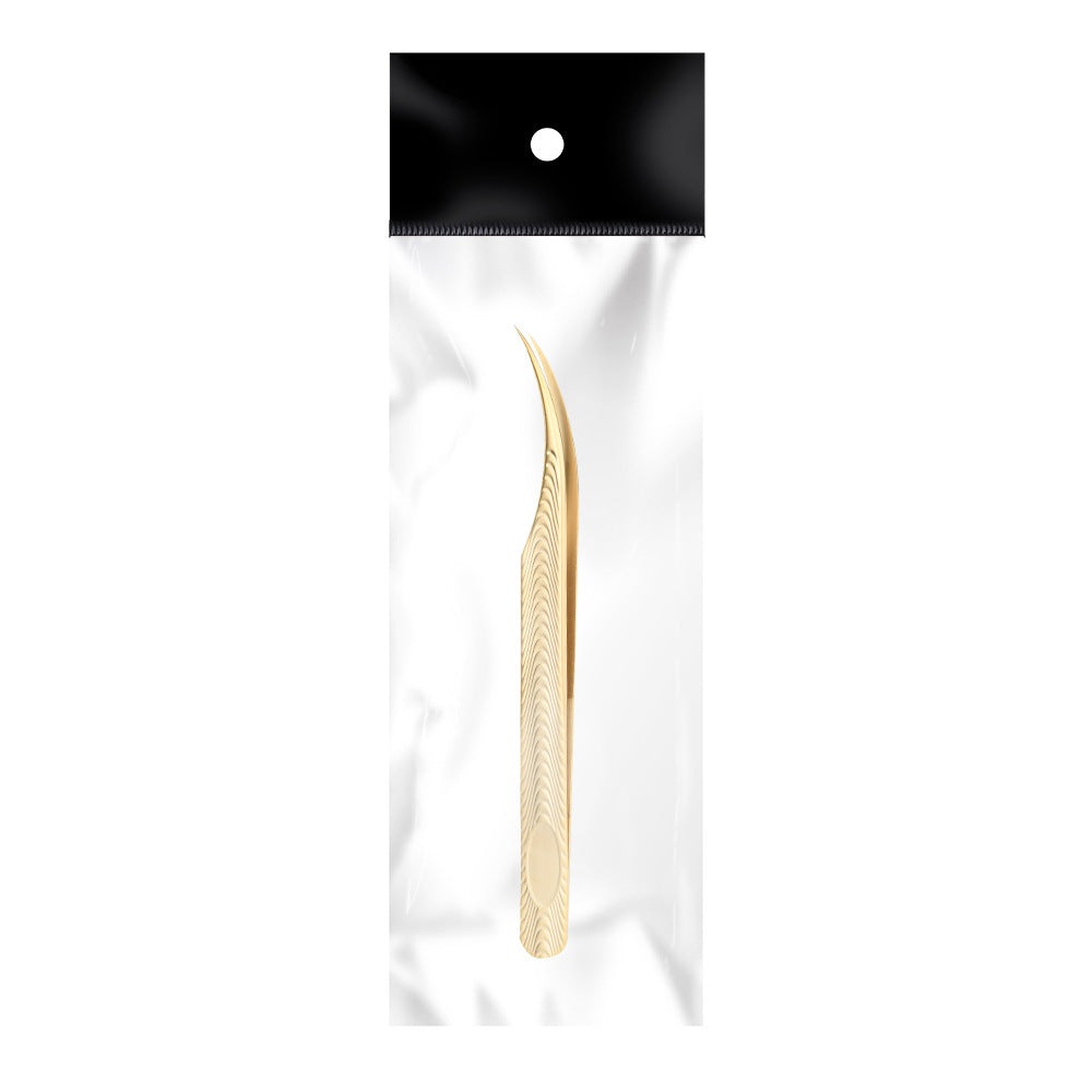 Premium Gold Precision Wimpernverlängerungspinzette – 5 spezielle Designs für professionelle Wimpernstylisten
