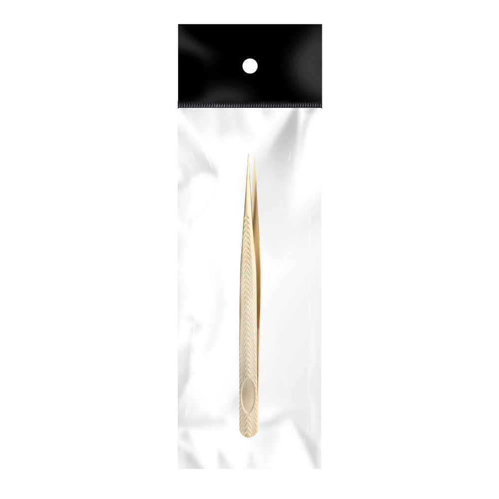 Premium Gold Precision Wimpernverlängerungspinzette – 5 spezielle Designs für professionelle Wimpernstylisten