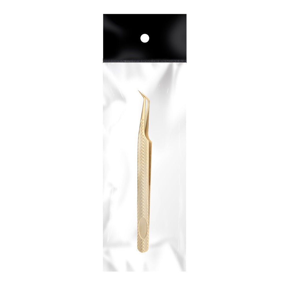 Premium Gold Precision Wimpernverlängerungspinzette – 5 spezielle Designs für professionelle Wimpernstylisten