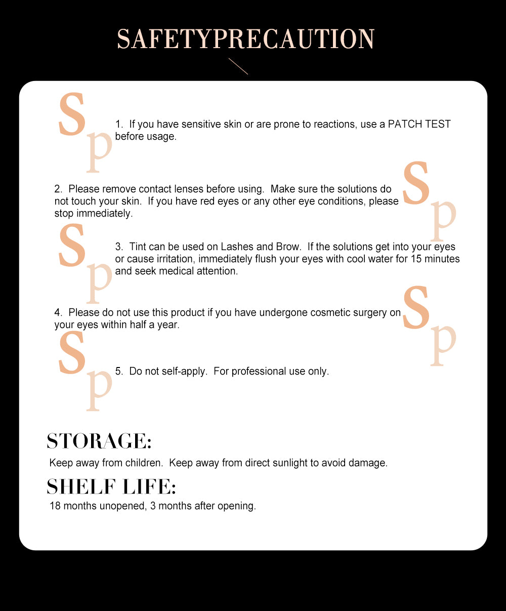 Eyelash & Eyebrow Tint – Professional-Grade Tinting Solution