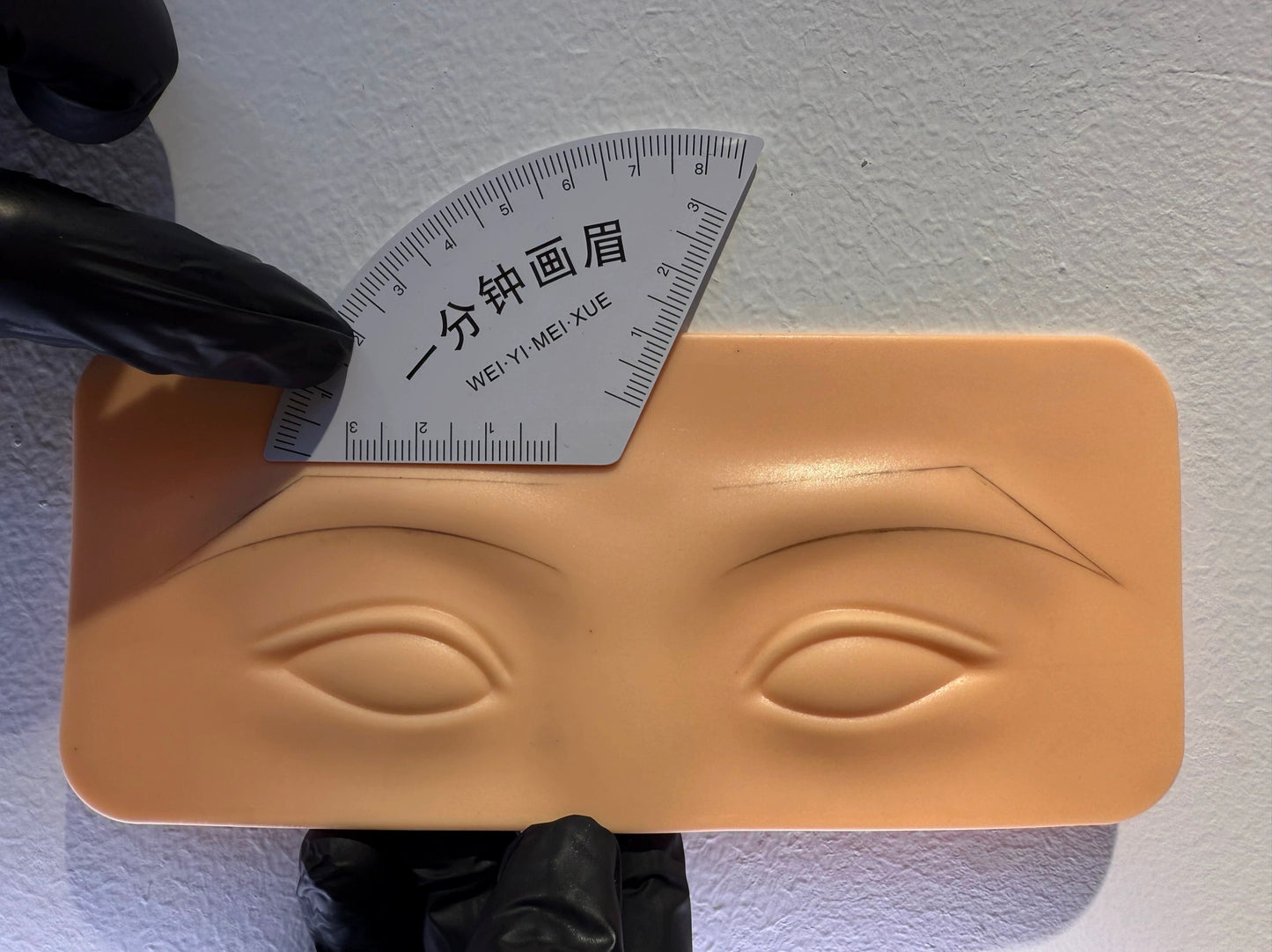 1-Minute Brow Mapping Tool – Stainless Steel Brow Shaping Ruler Kit for PMU Artists