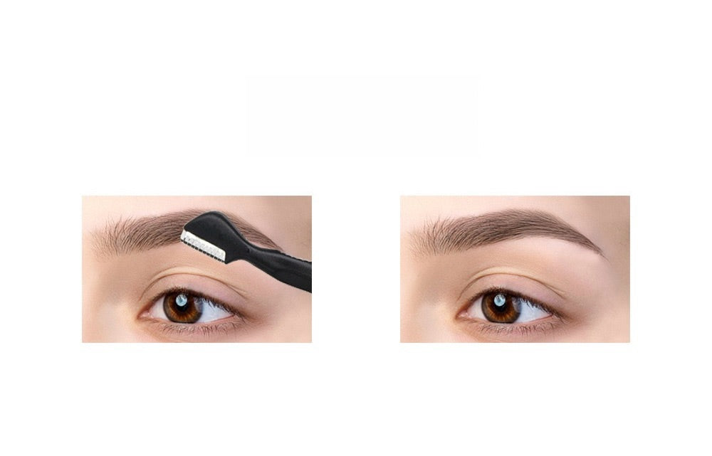 Brow Trimmer with Plastic Comb Cover (MOQ 10PCS)