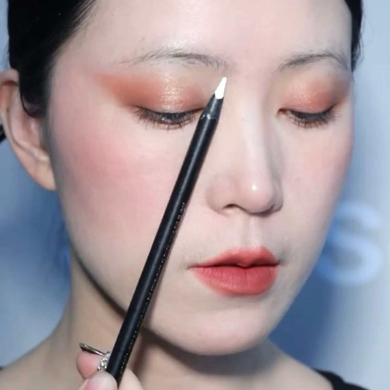 Weiße Farbe Permanent Makeup Microblading Augenbrauenstift