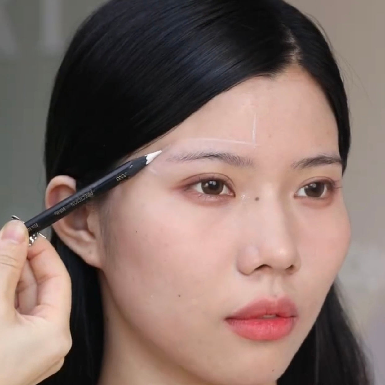 Weiße Farbe Permanent Makeup Microblading Augenbrauenstift
