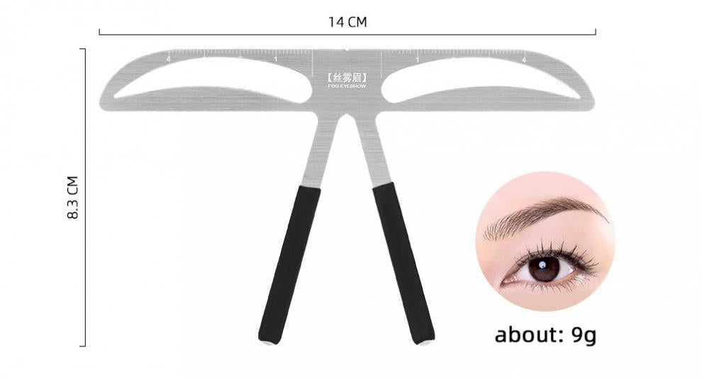 Metal Eyebrow Ruler – Essential Tool for Brow Mapping and Shaping - 5 PIECES
