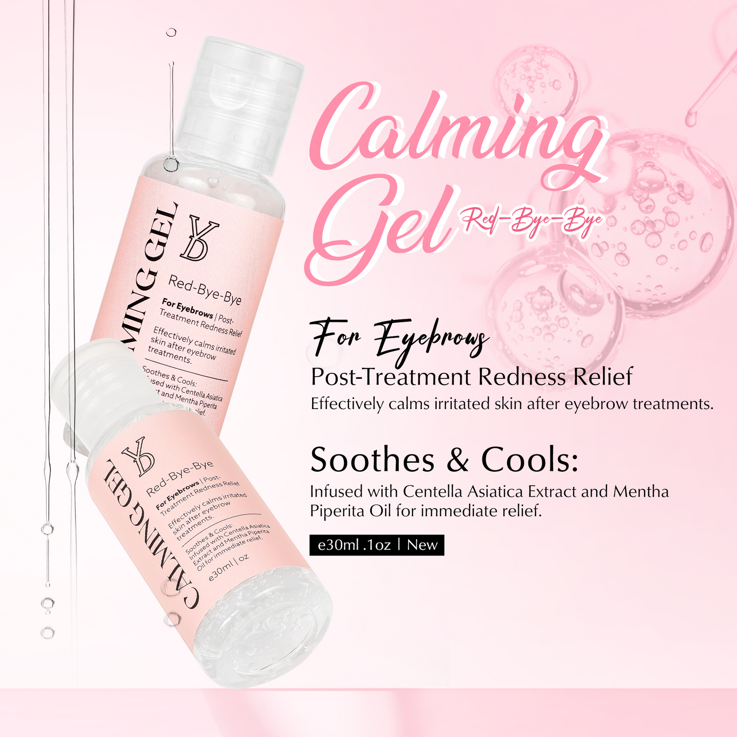 Calming Gel (Red-Bye-Bye) – Post-Microblading Skin Relief
