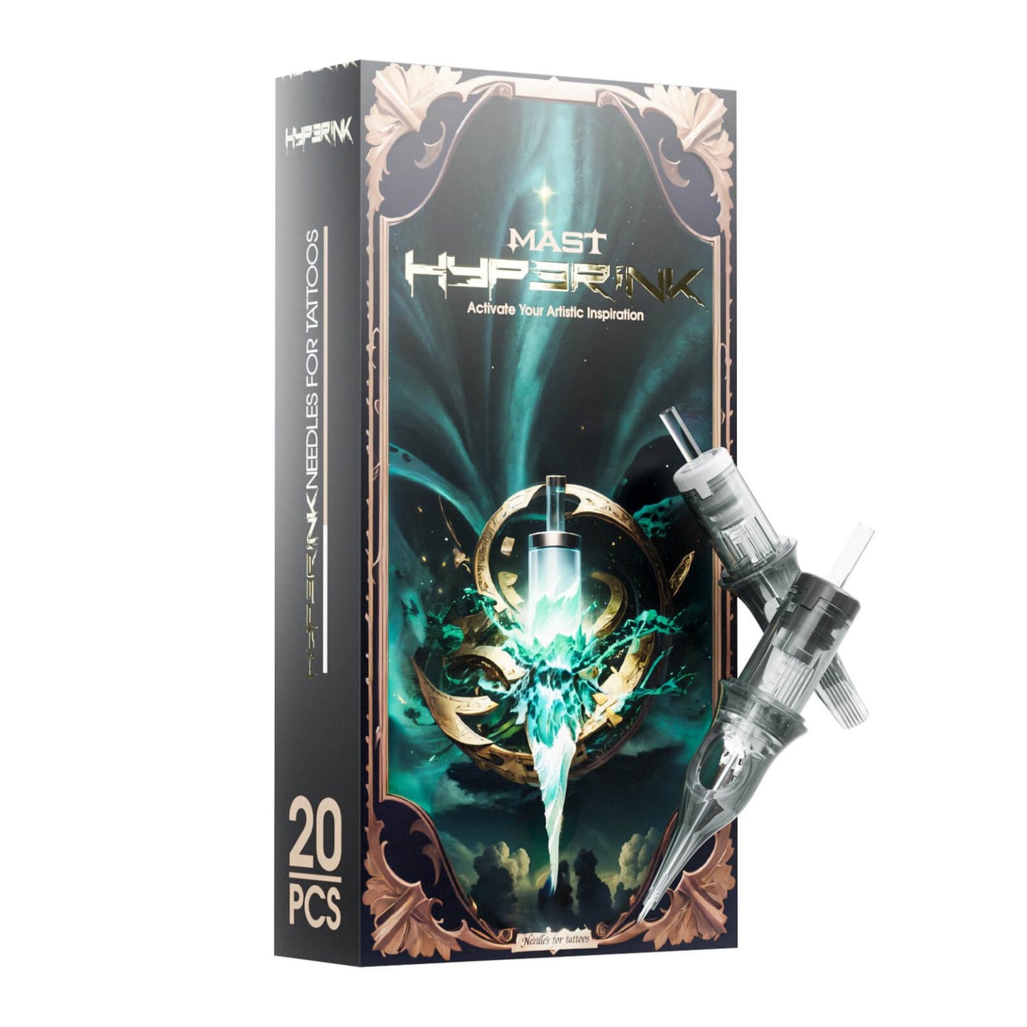 Cartuchos de agujas para tatuaje Mast Hyperink PMU (caja de 20)
