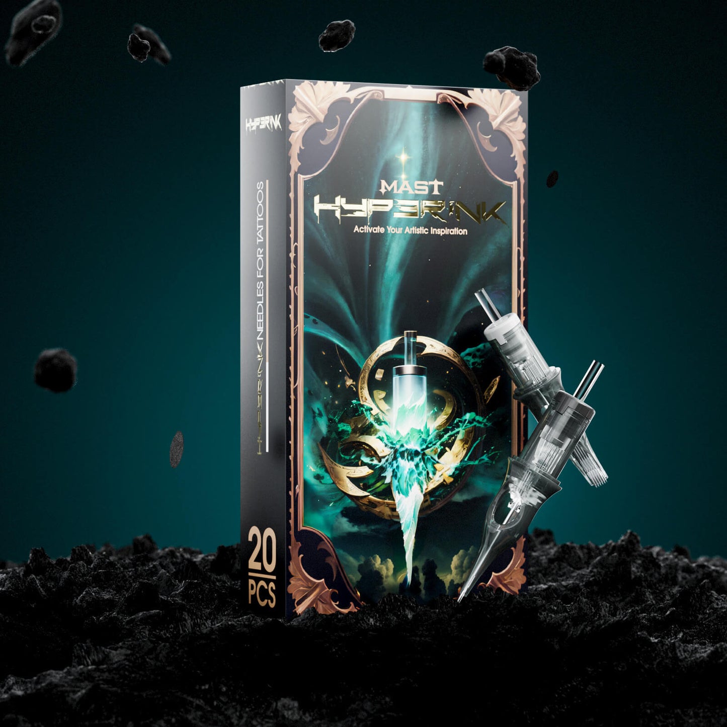 Cartuchos de agujas para tatuaje Mast Hyperink PMU (caja de 20)