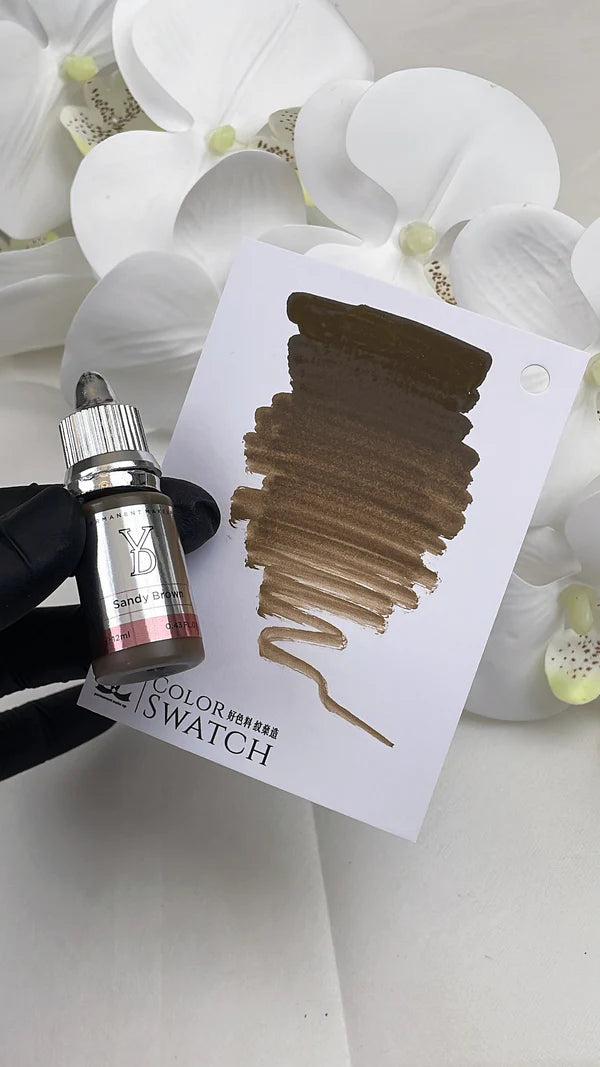 Hairstroke Brows Hybrid Pigment Set – 5 Universal Shades for Natural 3D Brow Effects - Free Shipping