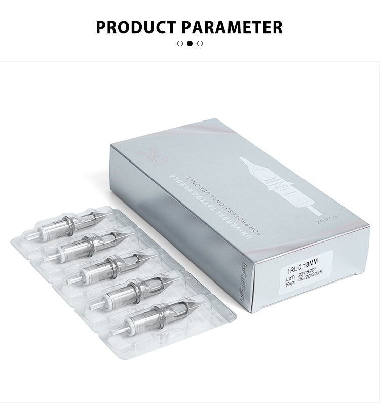 Universal Cartridge – Premium Tattoo & PMU Needles (20PCS/BOX)