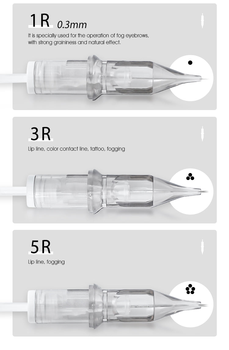Universal Cartridge – Premium Tattoo & PMU Needles (20PCS/BOX)