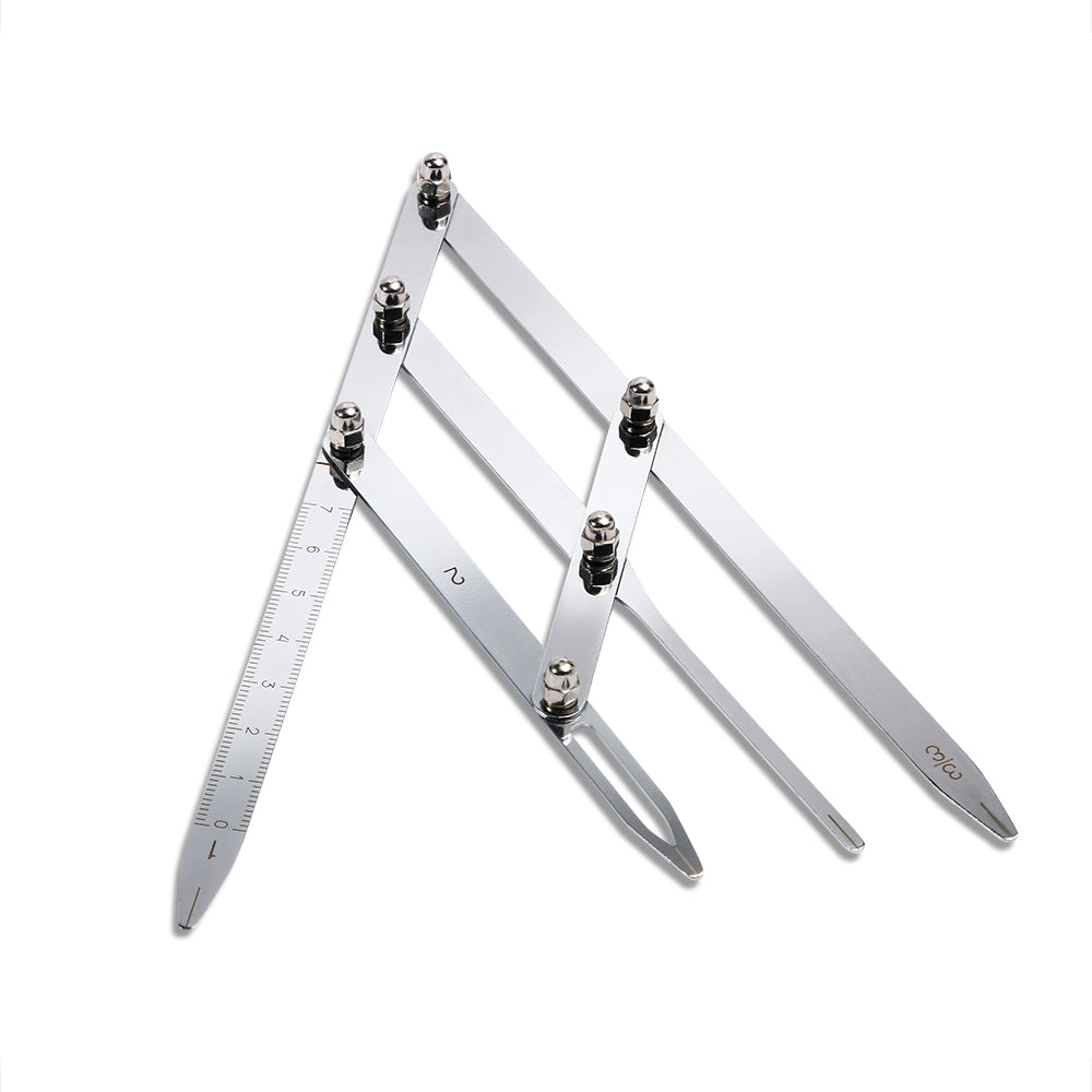 Permanent Makeup 4 Prong Stainless Steel Golden Mean Calipers