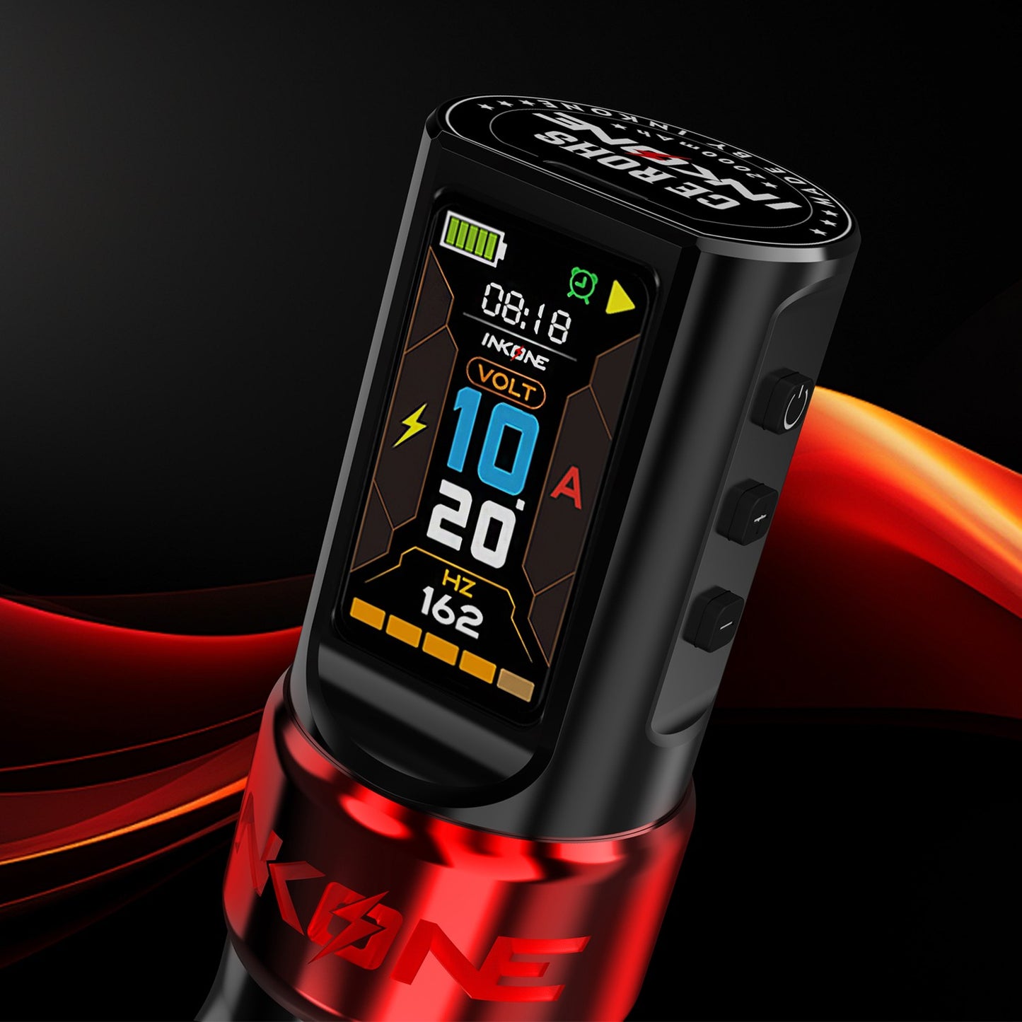INKONE ARMOR Wireless Tattoo Machine with Full-Screen Display - Free Shipping