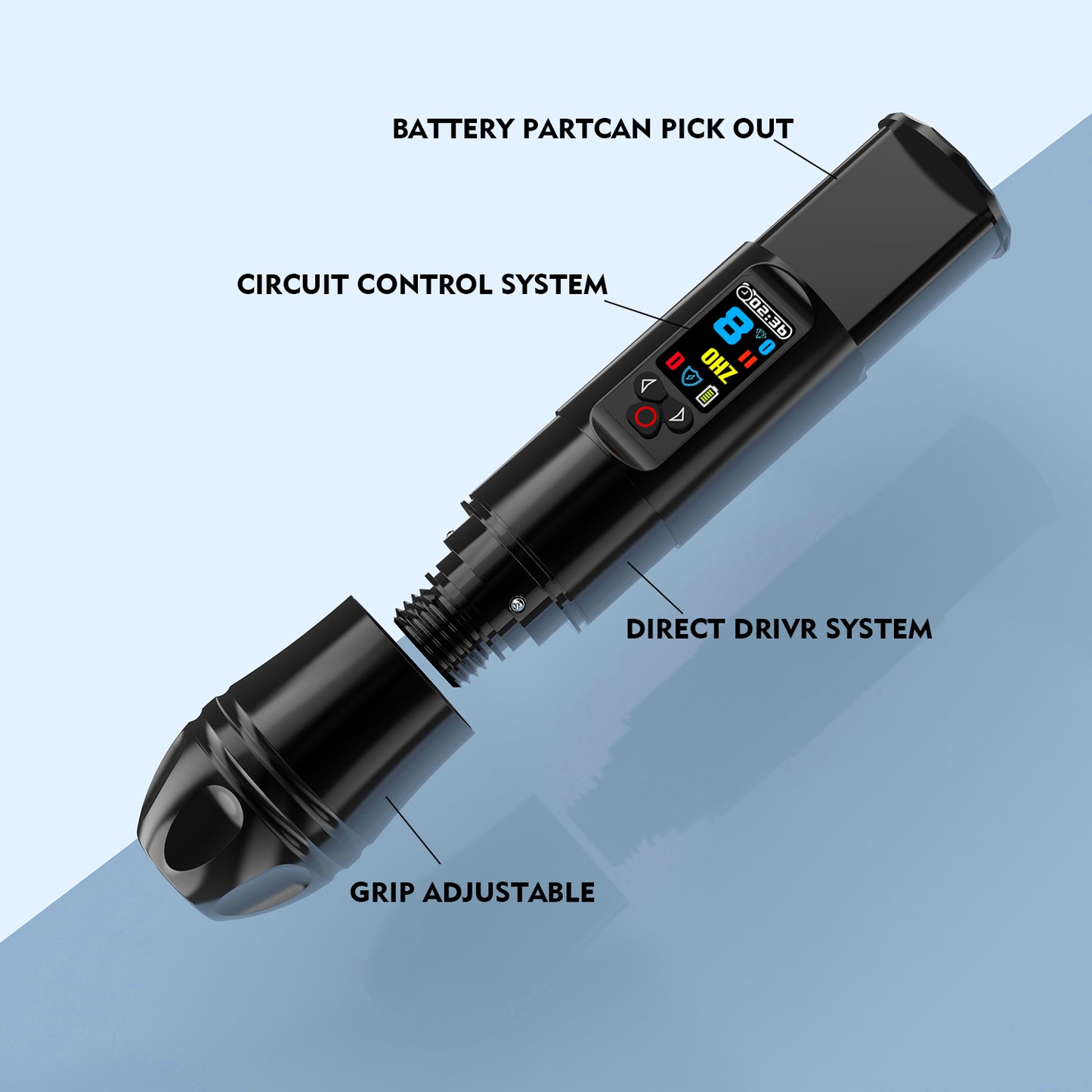 ๐ INKONE MIG-I Wireless Tattoo Pen - Free Shipping