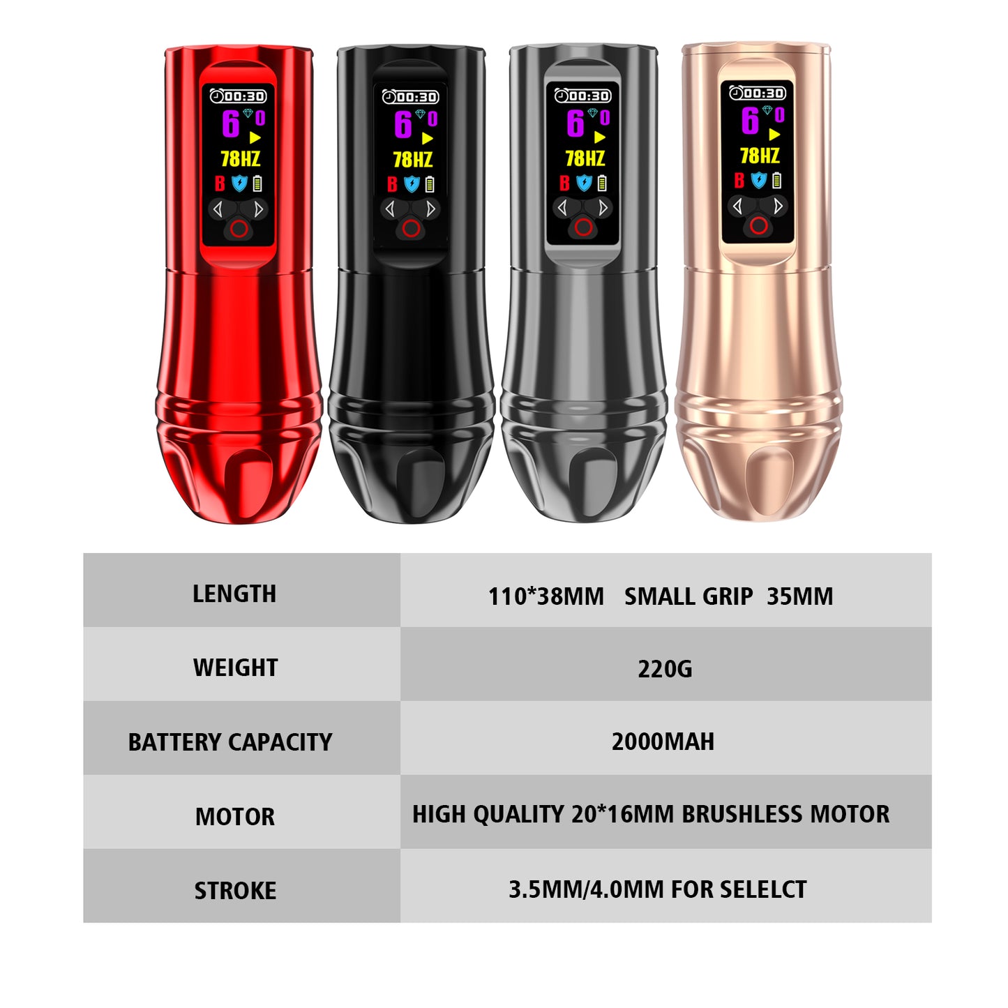 ๐ INKONE MIG-I Wireless Tattoo Pen - Free Shipping