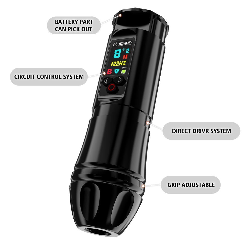 ๐ INKONE MIG-I Wireless Tattoo Pen - Free Shipping