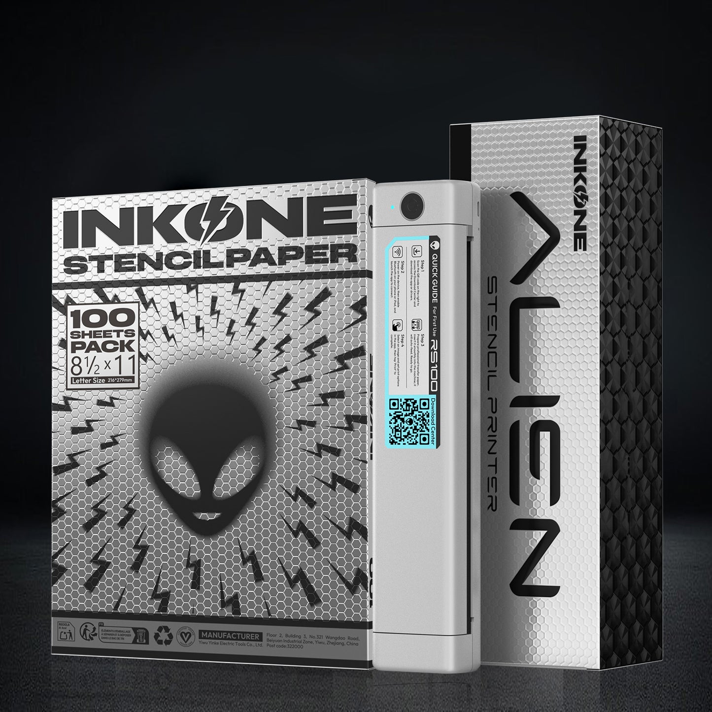 👽 INKONE RS100 Alien Stencil Printer