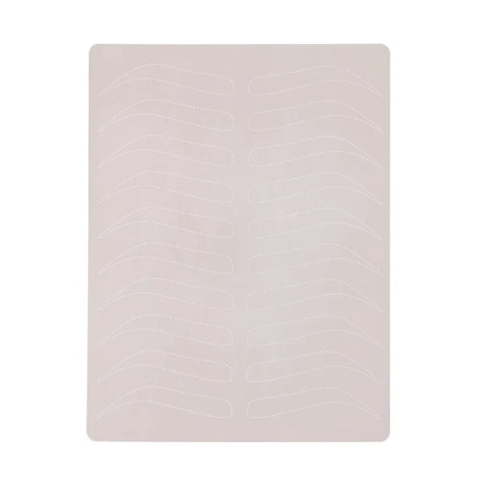 Inkless Practice Skin with White Dotted Line Eyebrows