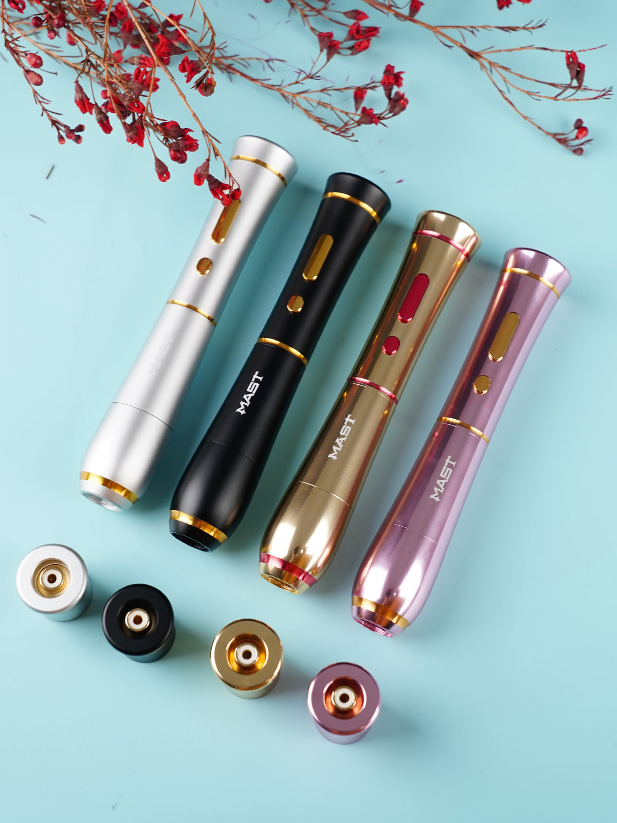 Mast P40 Wireless Tattoo Kit PMU Machine Professional Bundle - Free Shipping