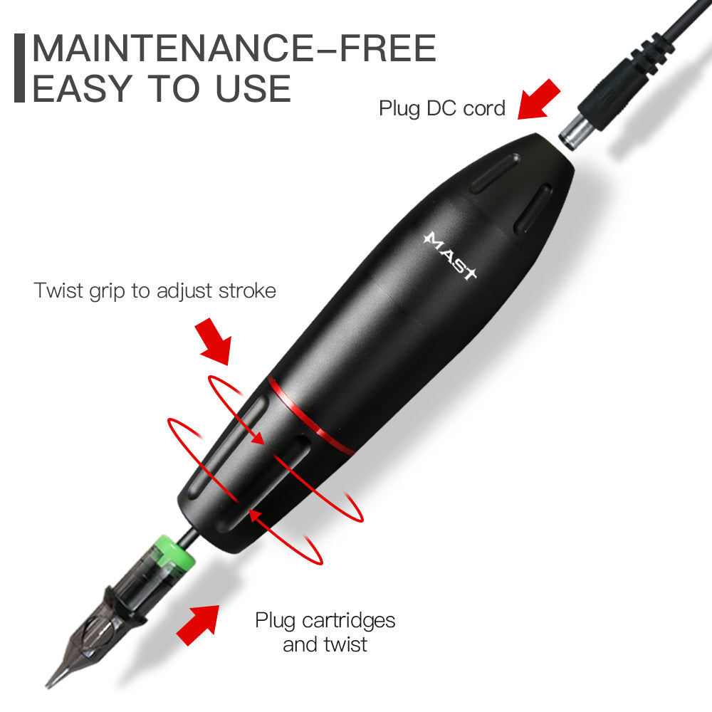 Máquina de tatuaje rotativa Mast K2 PMU WQ102