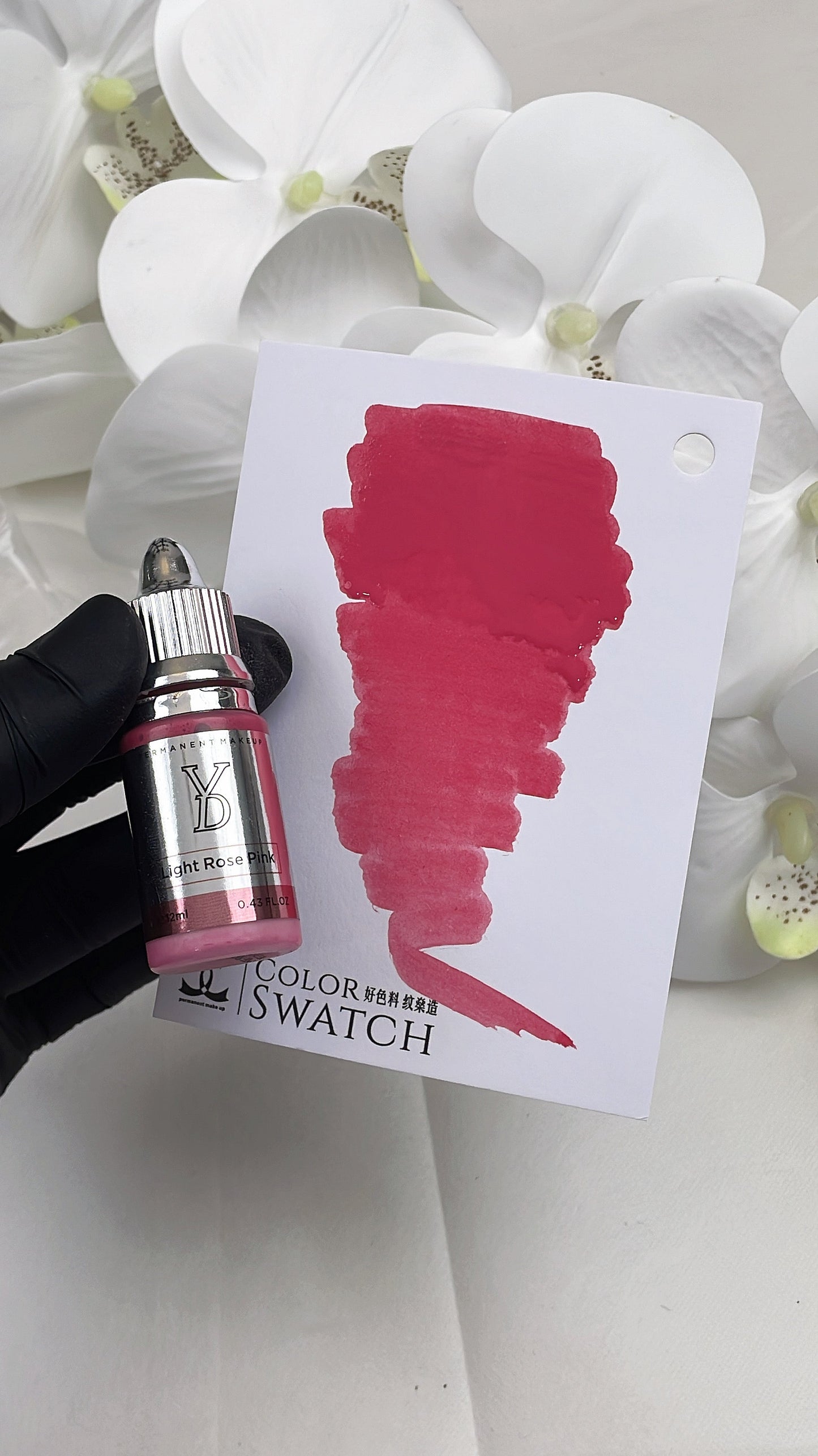 Light Rose Pink – Powder Hybrid Liquid PMU Pigment