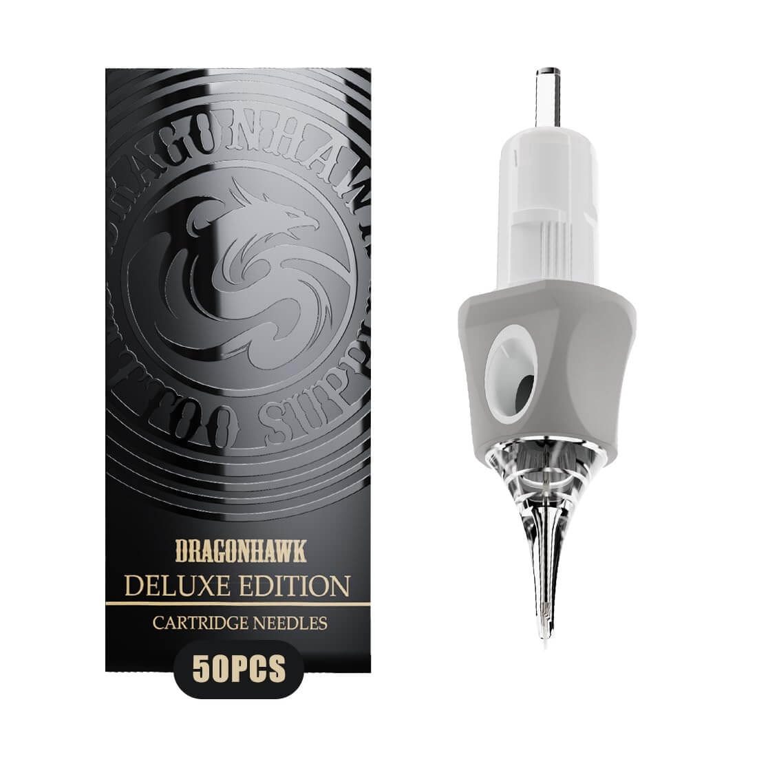 Dragonhawk Glide Extra Smooth Tattoo Cartridges Needles – Box of 50