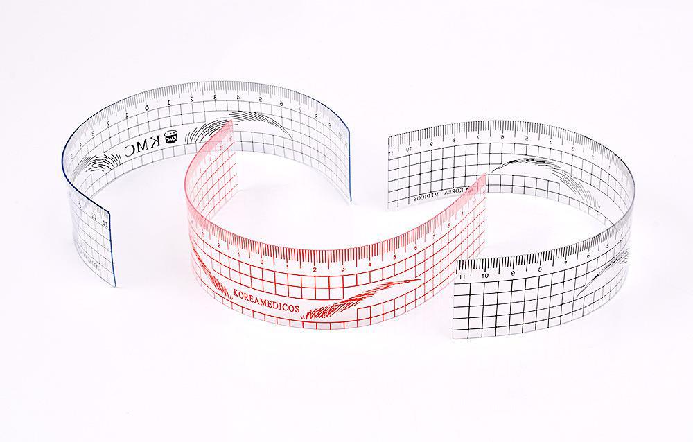 Eyebrow Mapping Ruler – Precision Tools for Balanced and Symmetrical Brow Designs - 10 PIECES