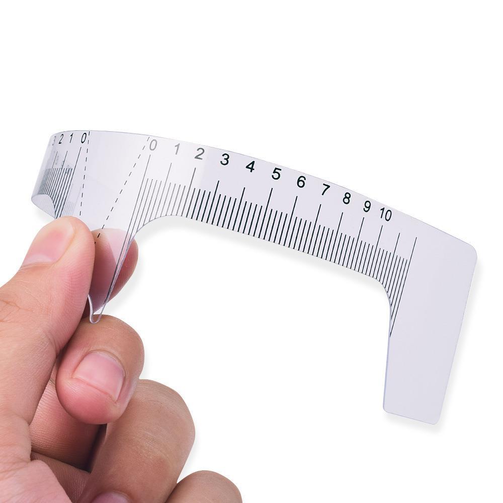 Eyebrow Mapping Ruler – Precision Tools for Balanced and Symmetrical Brow Designs - 10 PIECES