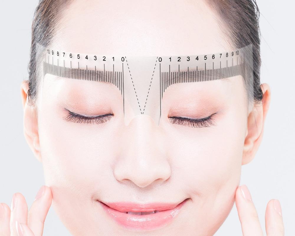 Eyebrow Mapping Ruler – Precision Tools for Balanced and Symmetrical Brow Designs - 10 PIECES