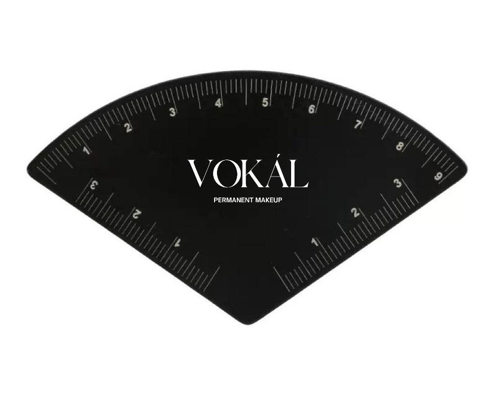 1-Minute Brow Mapping Tool – Stainless Steel Brow Shaping Ruler Kit for PMU Artists