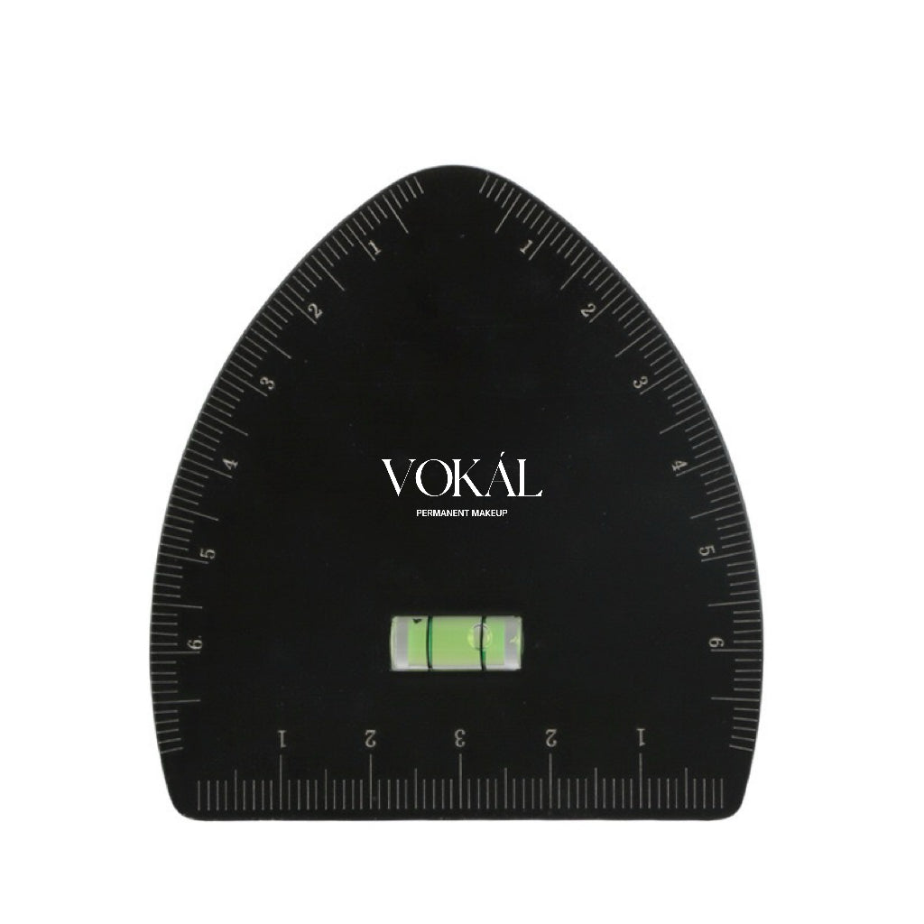 1-Minute Brow Mapping Tool – Stainless Steel Brow Shaping Ruler Kit for PMU Artists