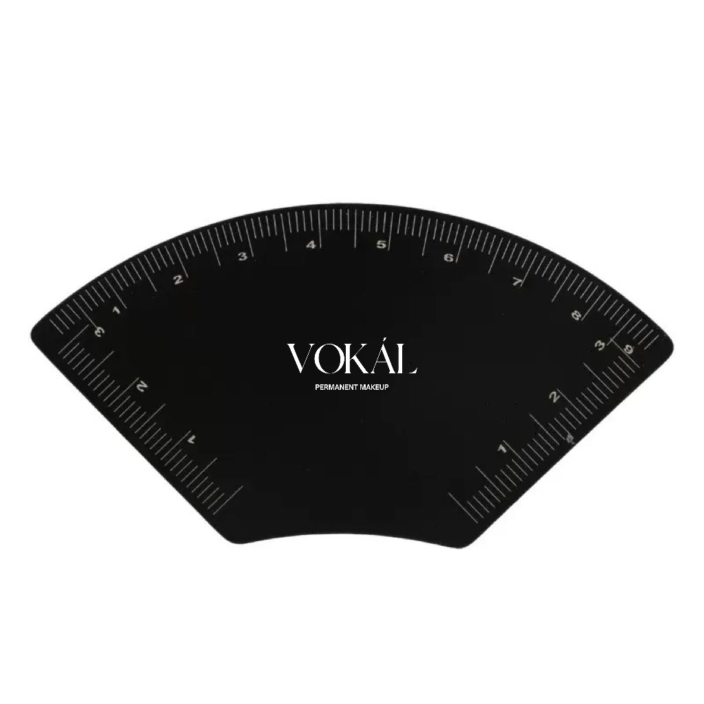 1-Minute Brow Mapping Tool – Stainless Steel Brow Shaping Ruler Kit for PMU Artists