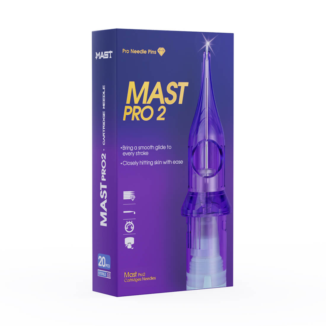 Mast Archer 2 Max Kabelloses Tattoo-PMU-Maschinenpaket - Bluetooth-Version