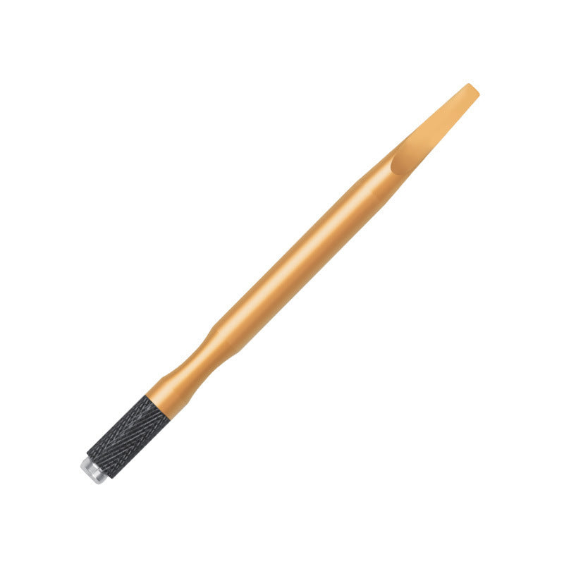 Manueller Stift – Flaches, konisches Design mit Schwanz zum Schattieren und Microblading – 10 Stück