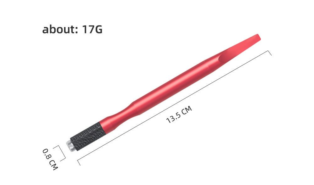 Manueller Stift – Flaches, konisches Design mit Schwanz zum Schattieren und Microblading – 10 Stück
