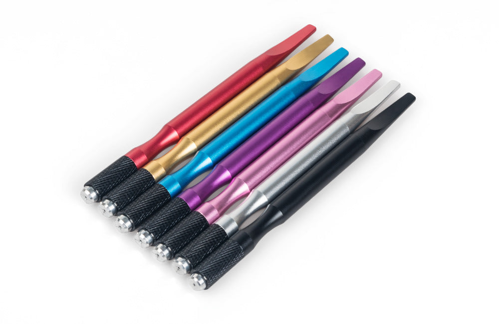 Manueller Stift – Flaches, konisches Design mit Schwanz zum Schattieren und Microblading – 10 Stück