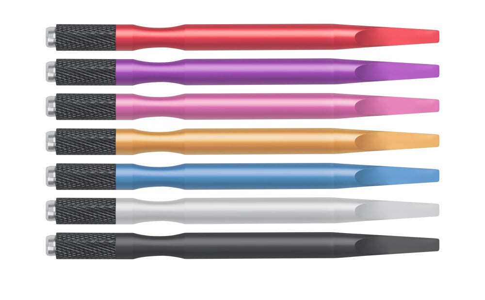 Manueller Stift – Flaches, konisches Design mit Schwanz zum Schattieren und Microblading – 10 Stück