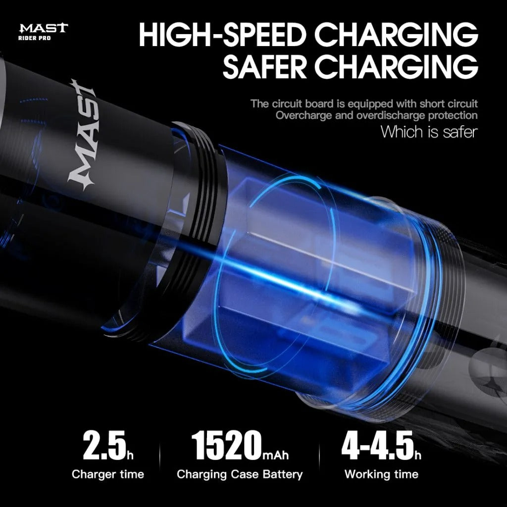 Mast Rider Pro – Wireless Tattoo Pen Machine - Free Shipping