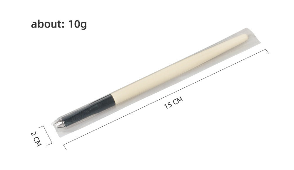 Matte Wooden Microblading Pen – Precision Hand Tool for Eyebrow Shading & Hairstroke Design