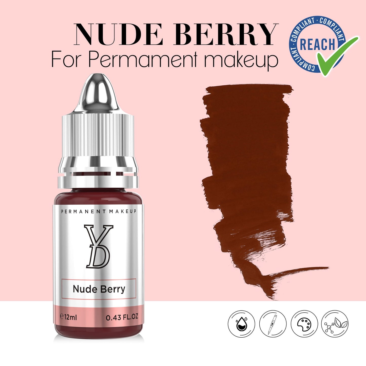 Nude Berry – Powder Hybrid Liquid PMU Pigment