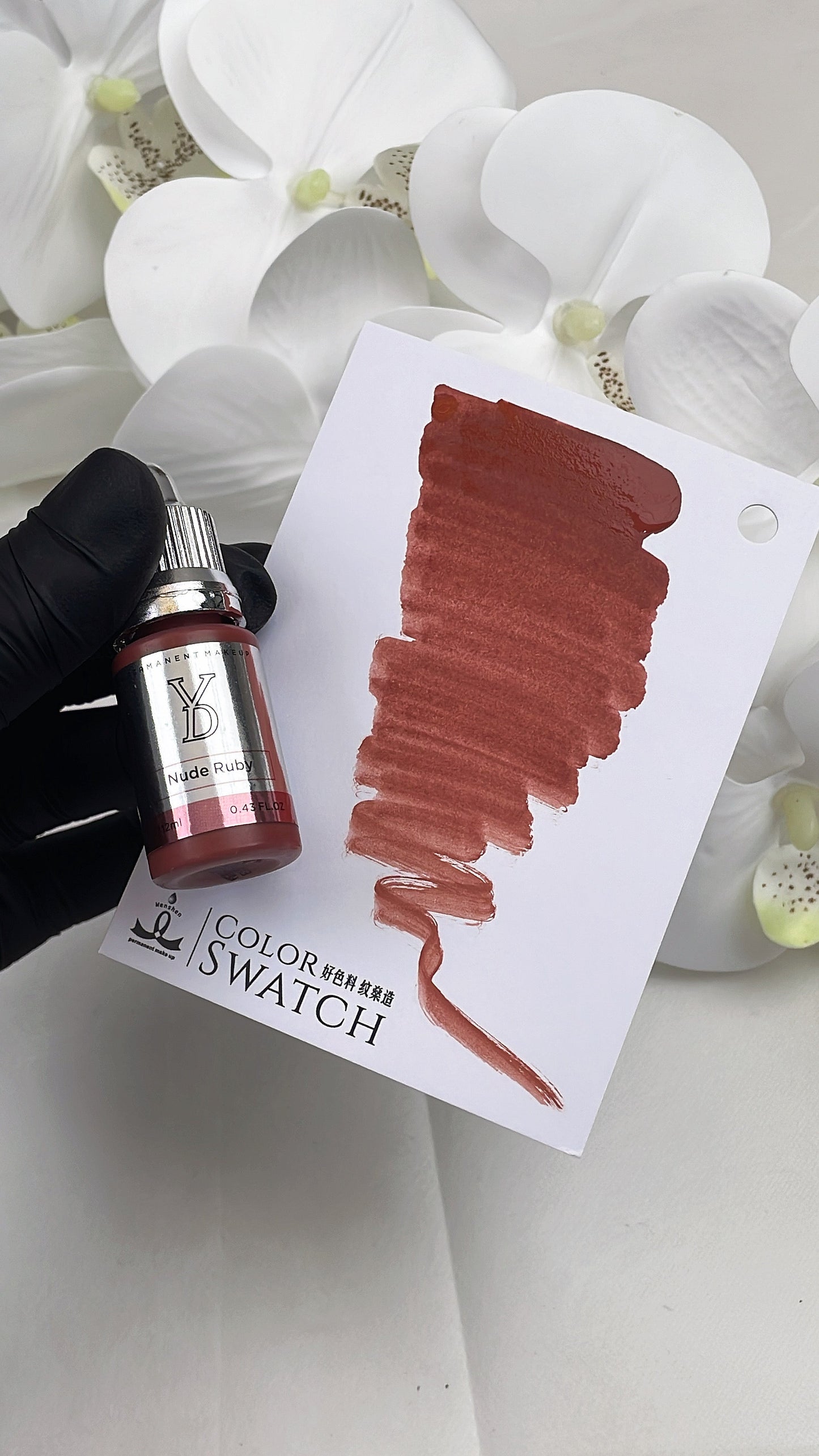 Nude Ruby – Powder Hybrid Liquid PMU Pigment