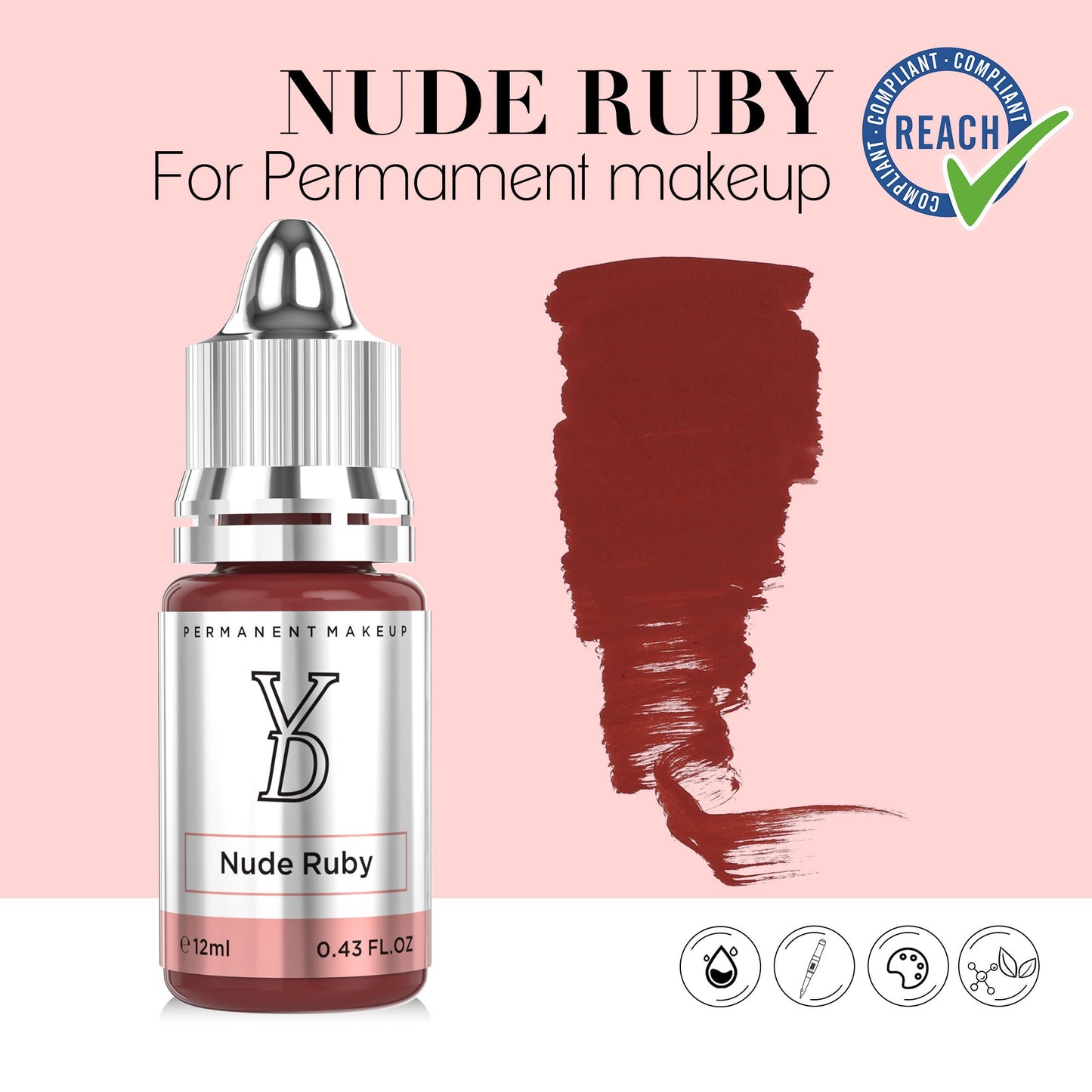 Nude Ruby – Powder Hybrid Liquid PMU Pigment
